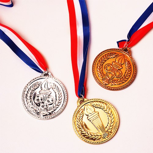 Gold Medal Necklaces<br>1 dozen